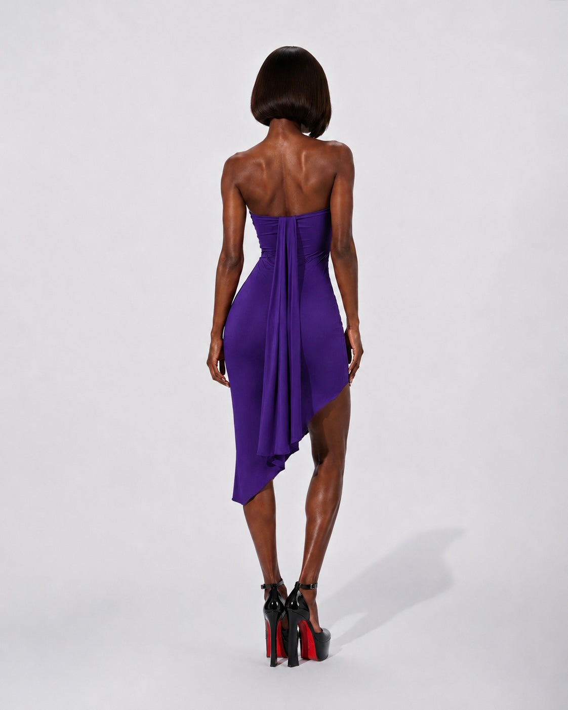 PROOVOC Liquid Dress - Violet Spandex