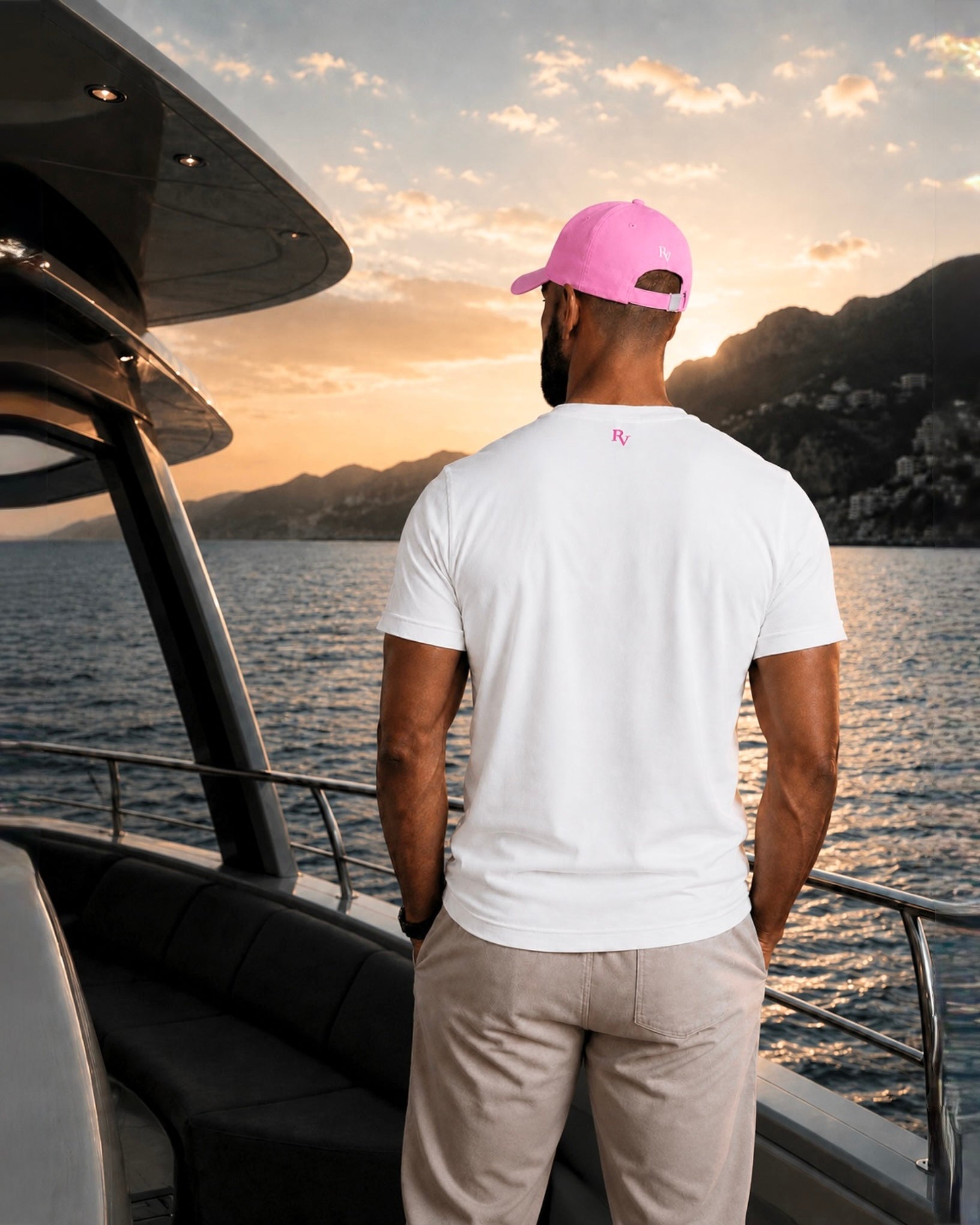 PROOVOC Club - T-Shirt White / Pink Logo