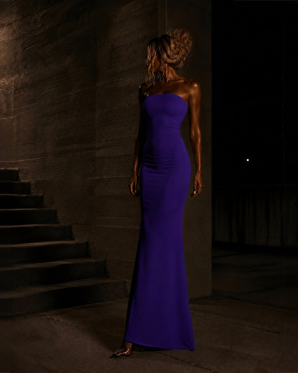 PROOVOC Onda Dress - Violet Spandex