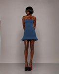 PROOVOC Bambole Dress - Slate Navy Spandex