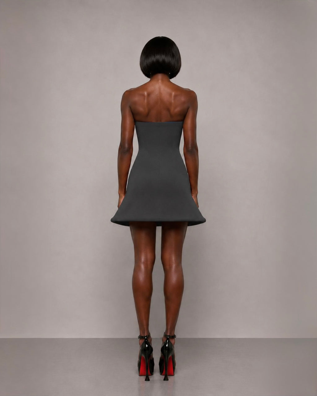 PROOVOC Bambole Dress -  Graphite Spandex