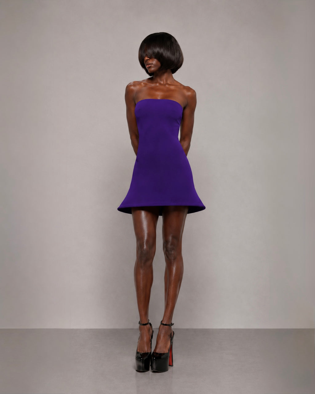 PROOVOC Bambole Dress - Violet Spandex