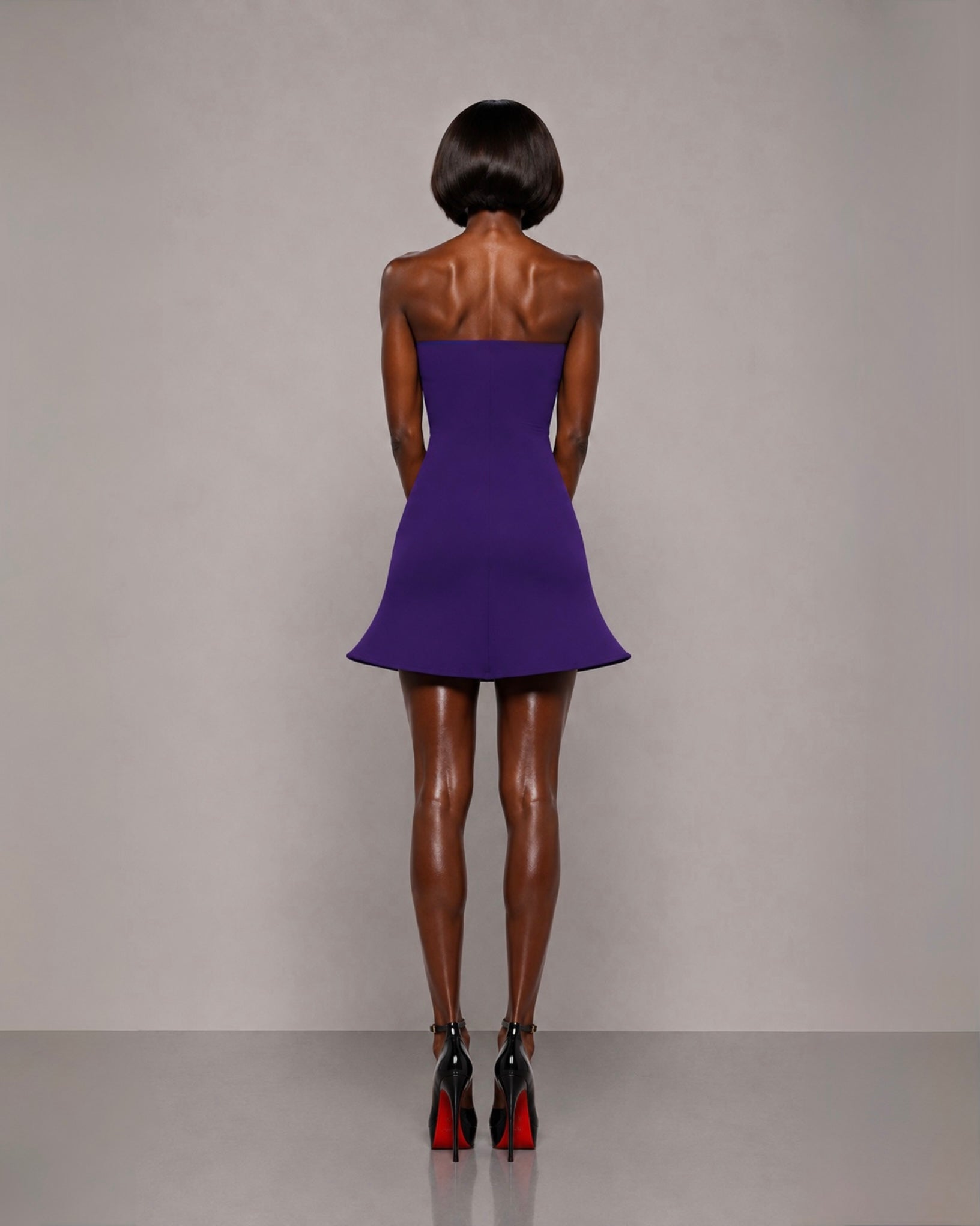 PROOVOC Bambole Dress - Violet Spandex