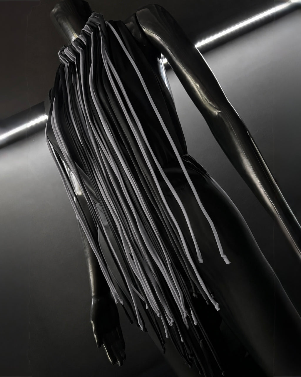 PROOVOC Atelier Couture Necklace Spandex - Black/ Graphite