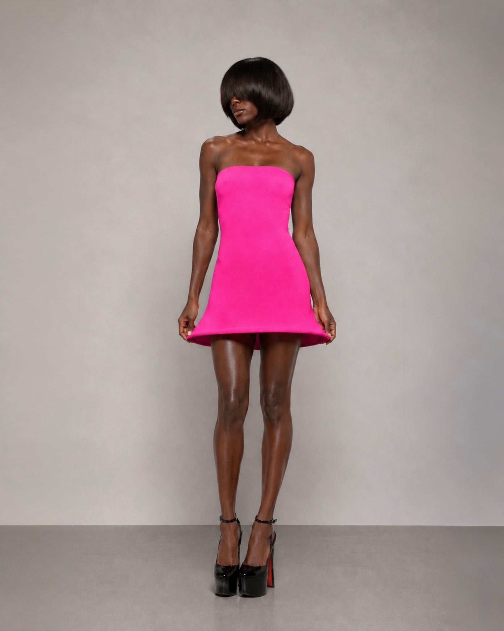 PROOVOC Bambole Dress - Pink Spandex