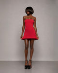 PROOVOC Bambole Dress - Red Spandex