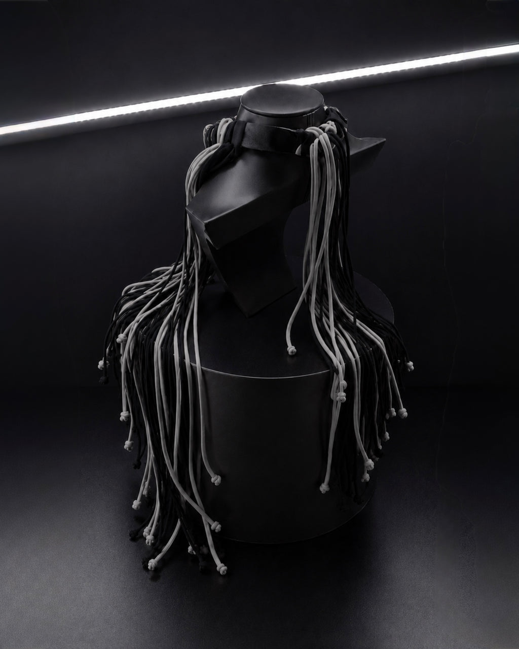 PROOVOC Atelier Couture Necklace Spandex - Black/ Graphite