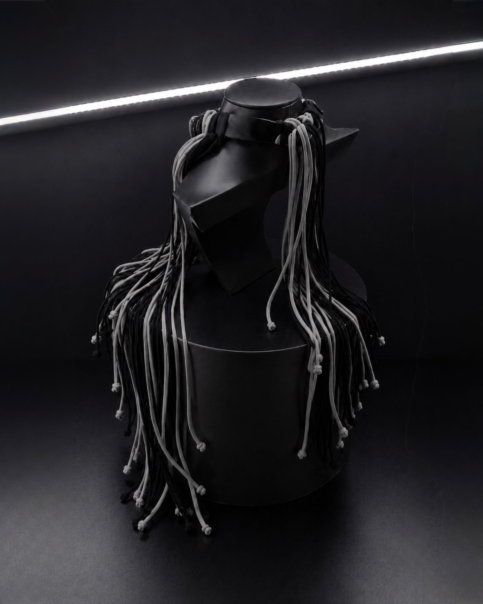 PROOVOC Atelier Couture Necklace Spandex - Black/ Graphite
