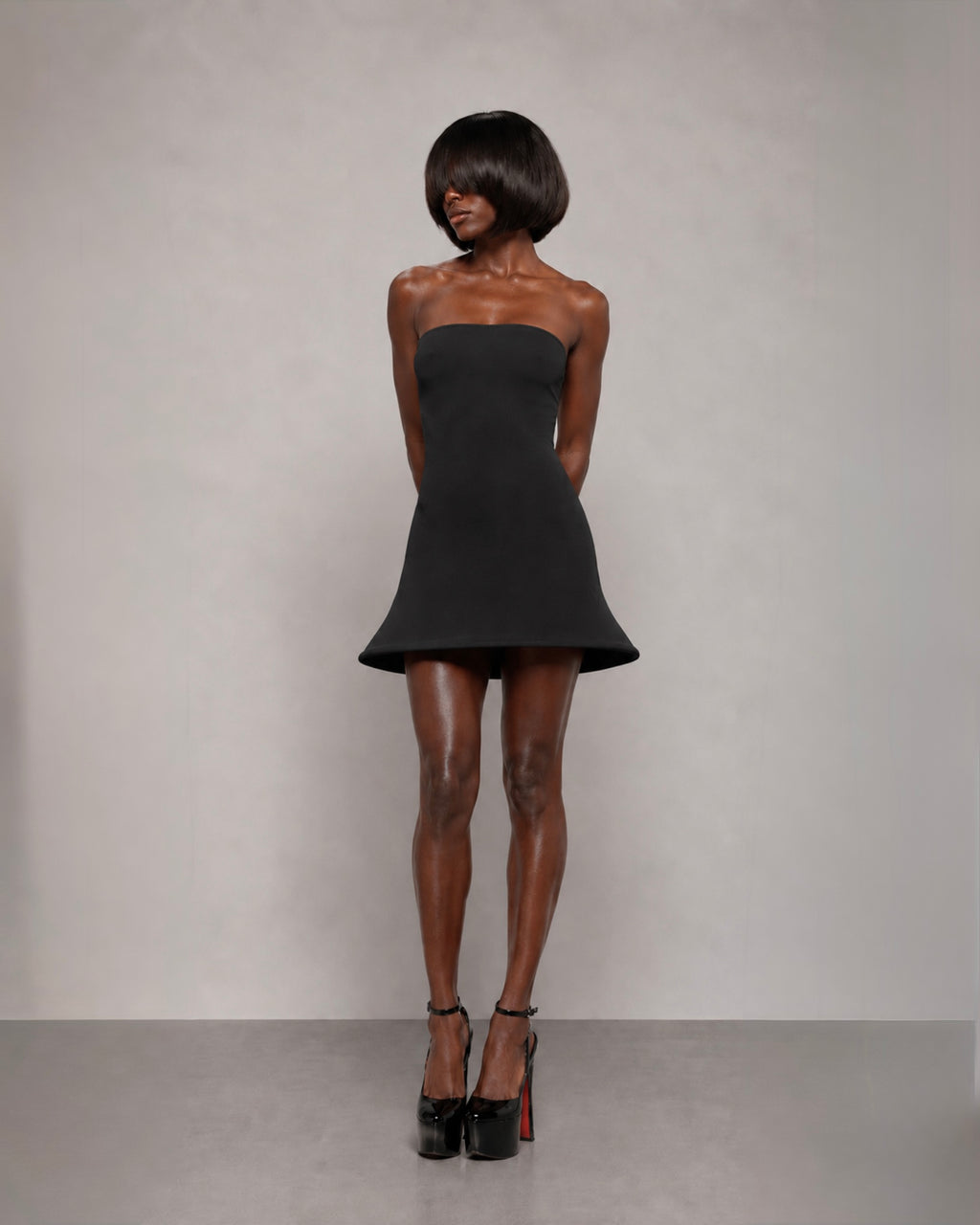 PROOVOC Bambole Dress - Black Spandex