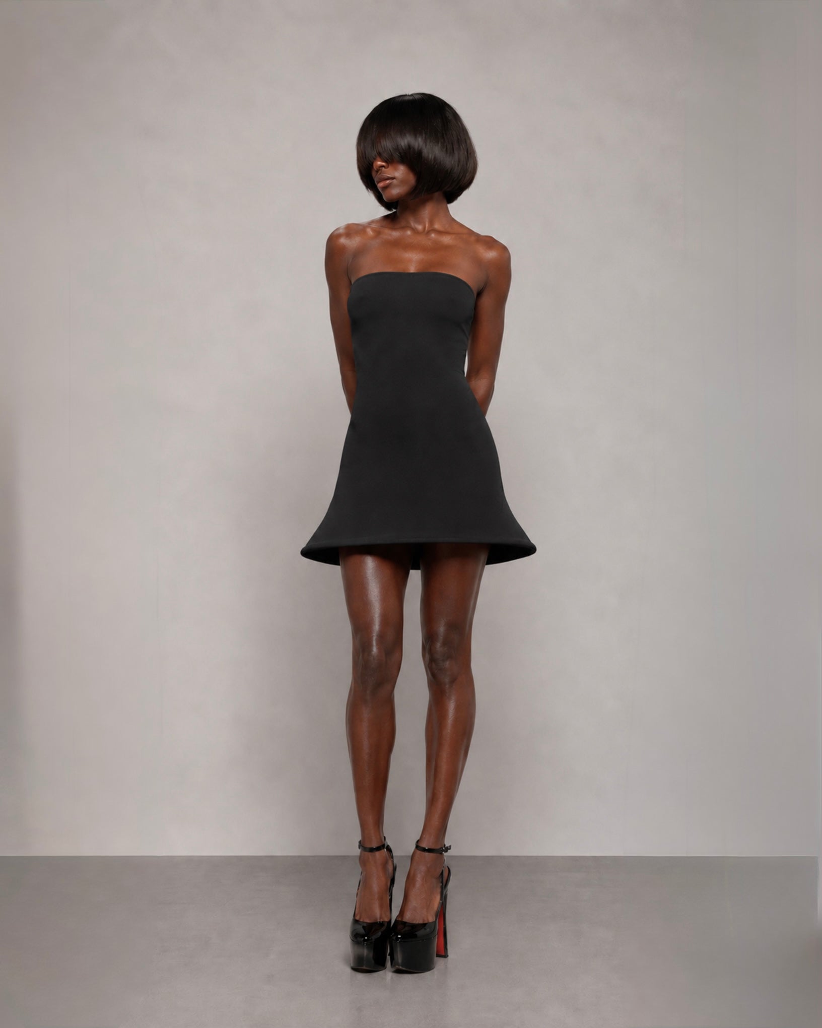 PROOVOC Bambole Dress - Black Spandex