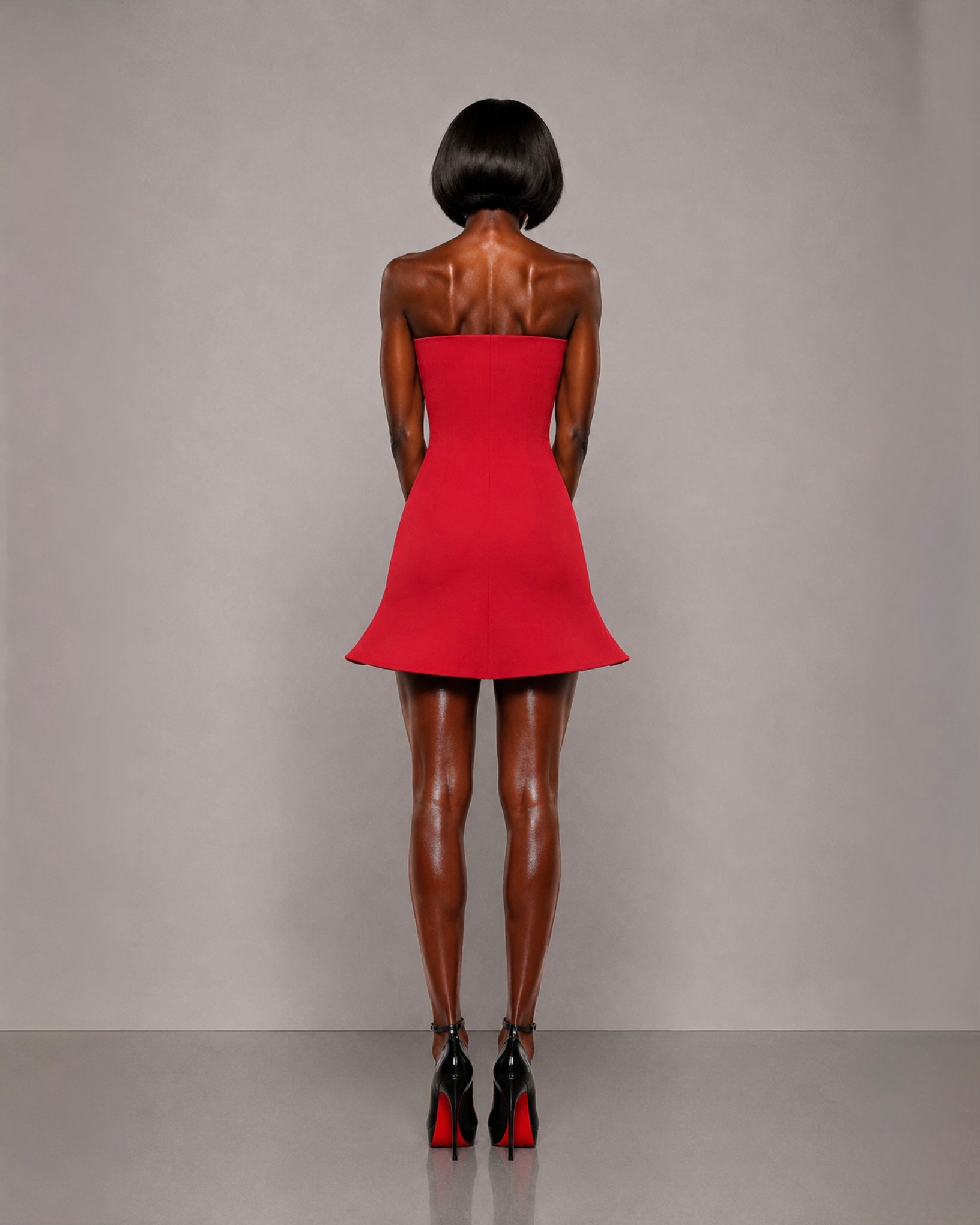 PROOVOC Bambole Dress - Red Spandex