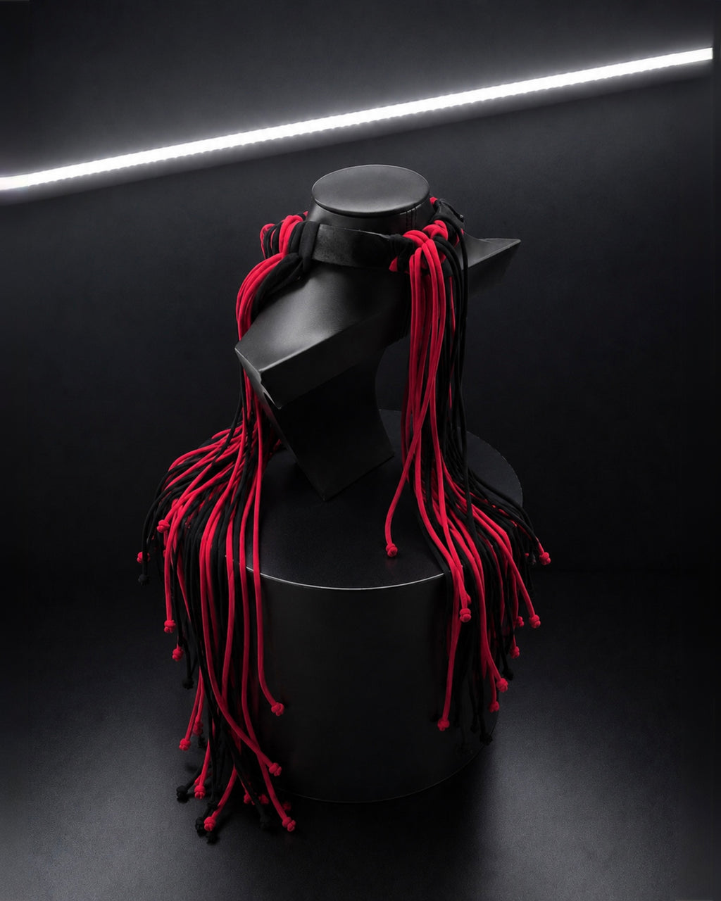 PROOVOC Atelier Couture Necklace Spandex - Black/Red