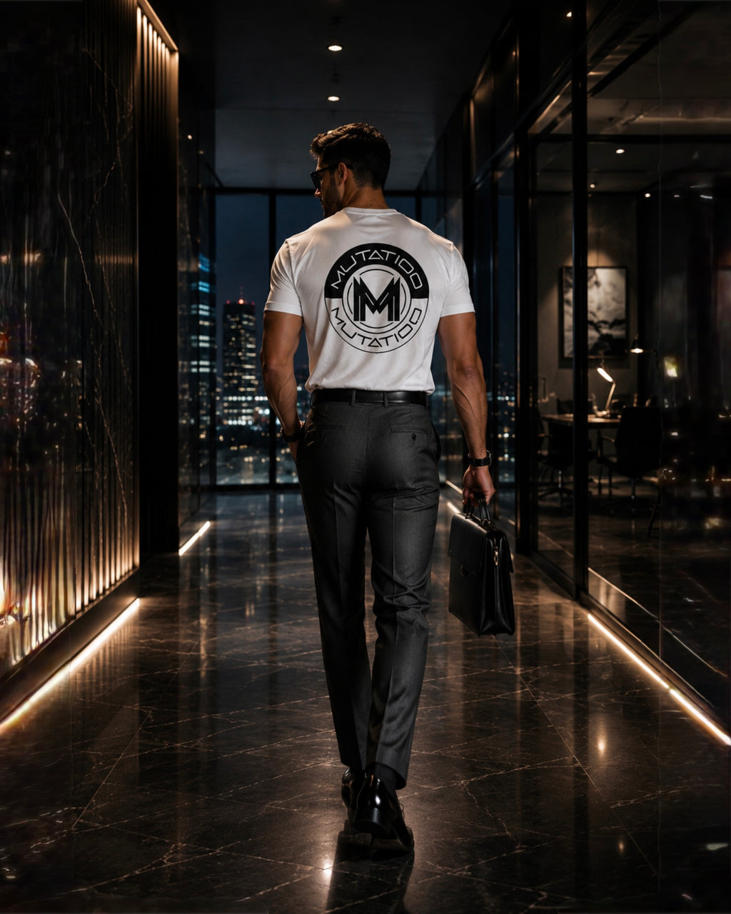 MUTATIOO — Become The Change White T-Shirt