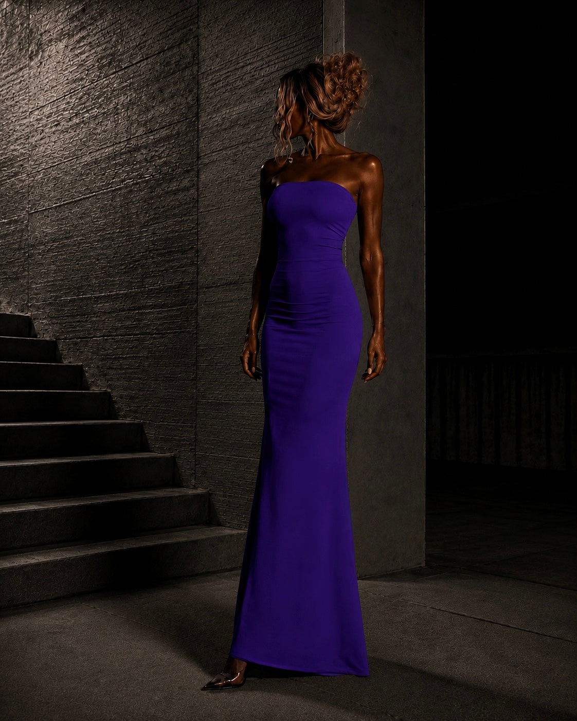 PROOVOC Onda Dress - Violet Spandex