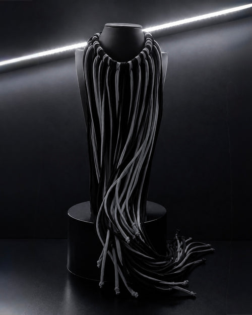 PROOVOC Atelier Couture Necklace Spandex - Black/ Graphite