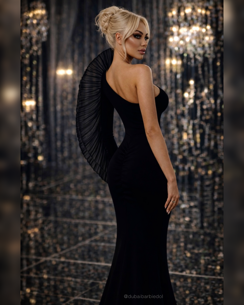 Proovoc Sculpit Maxi Dress - Black