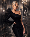 Proovoc Sculpit Maxi Dress - Black