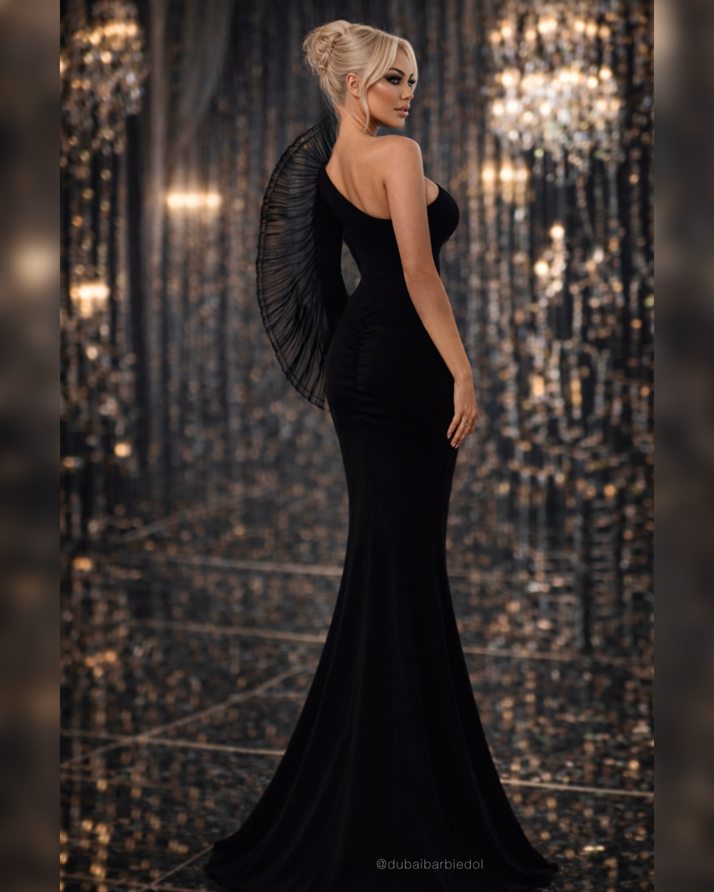 Proovoc Sculpit Maxi Dress - Black