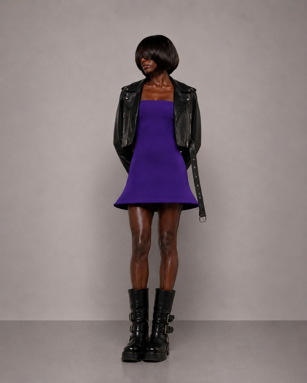 PROOVOC Bambole Dress - Violet Spandex