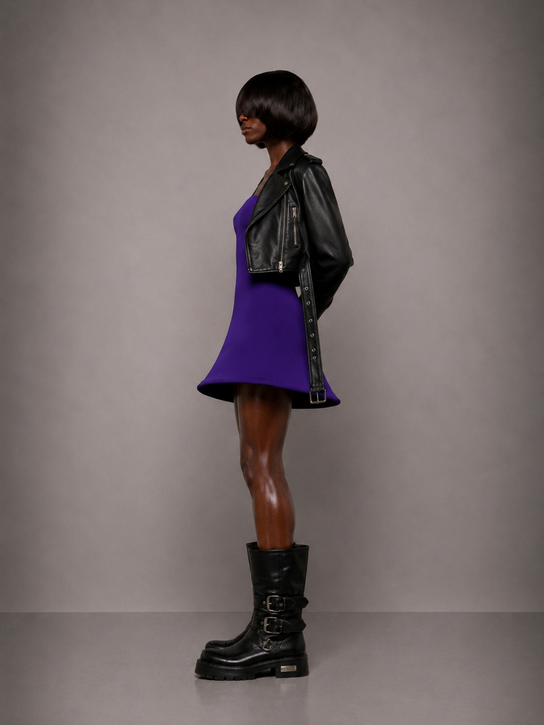 PROOVOC Bambole Dress - Violet Spandex