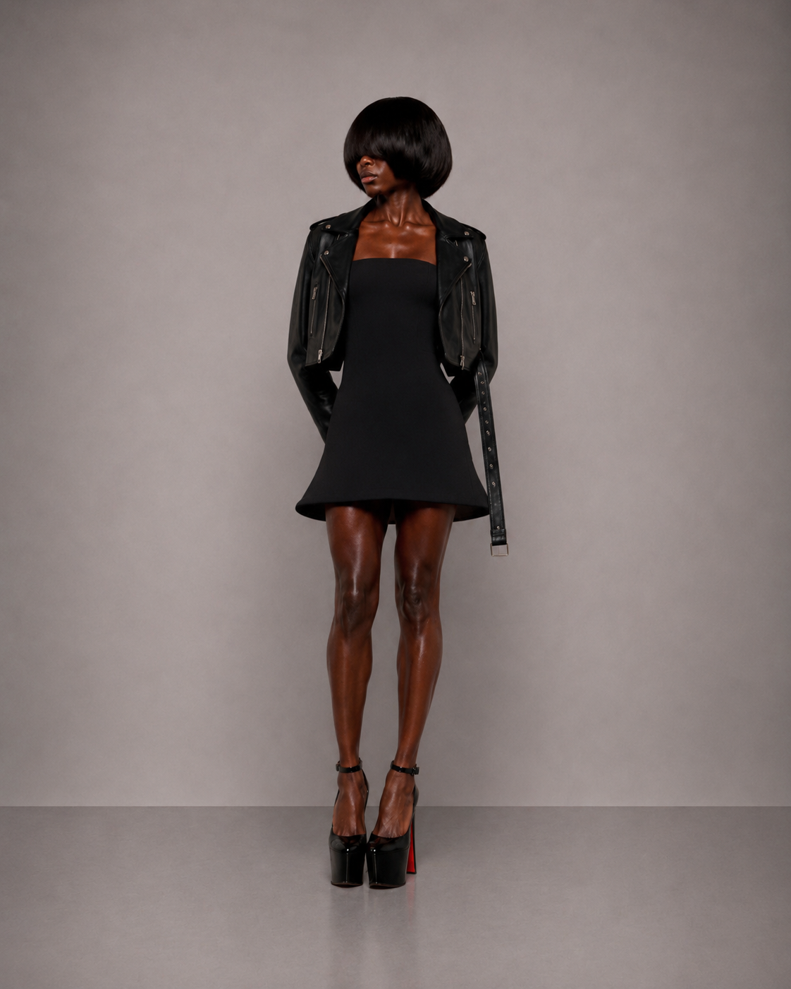 PROOVOC Bambole Dress - Black Spandex