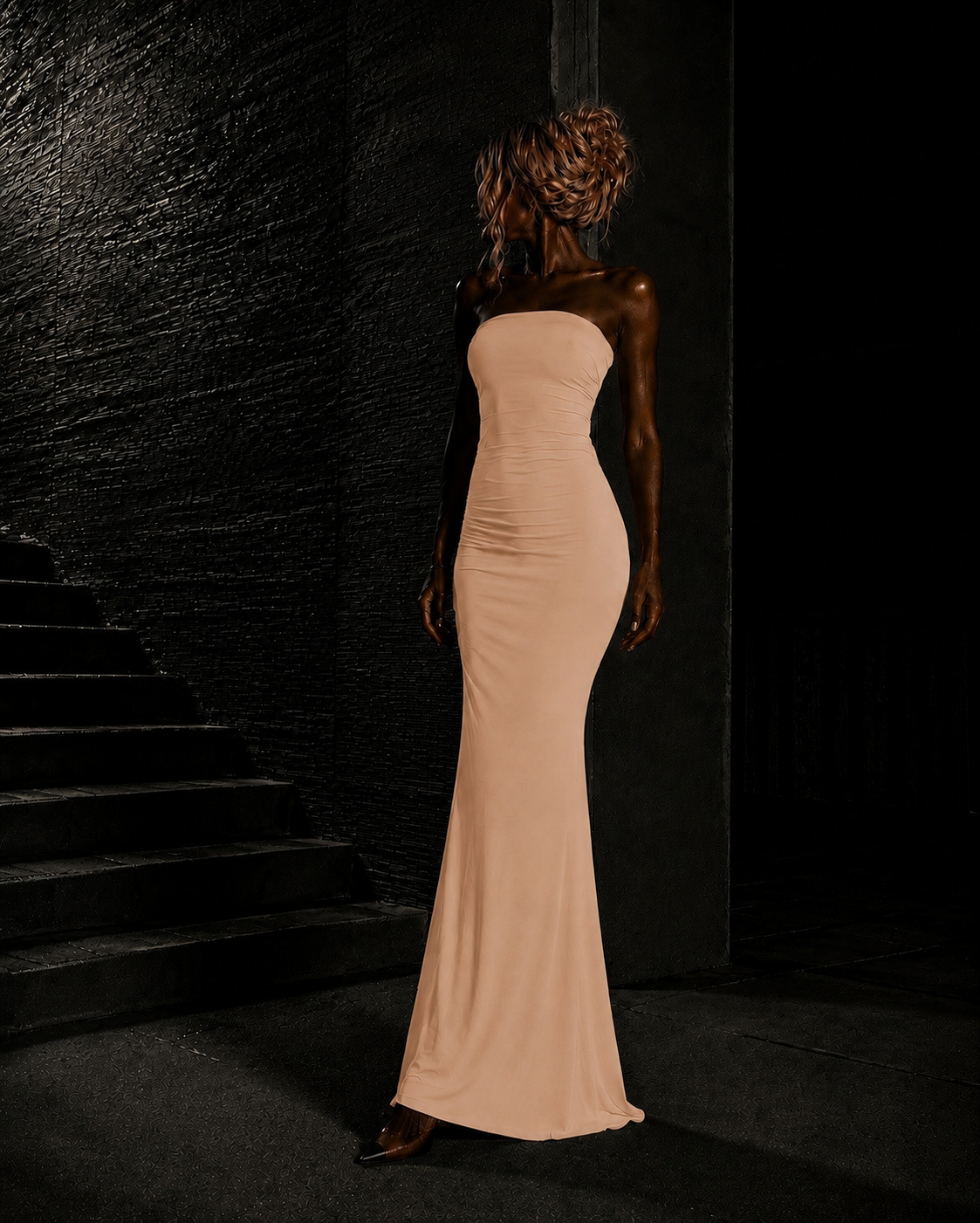 PROOVOC Onda Dress - Ecru Spandex