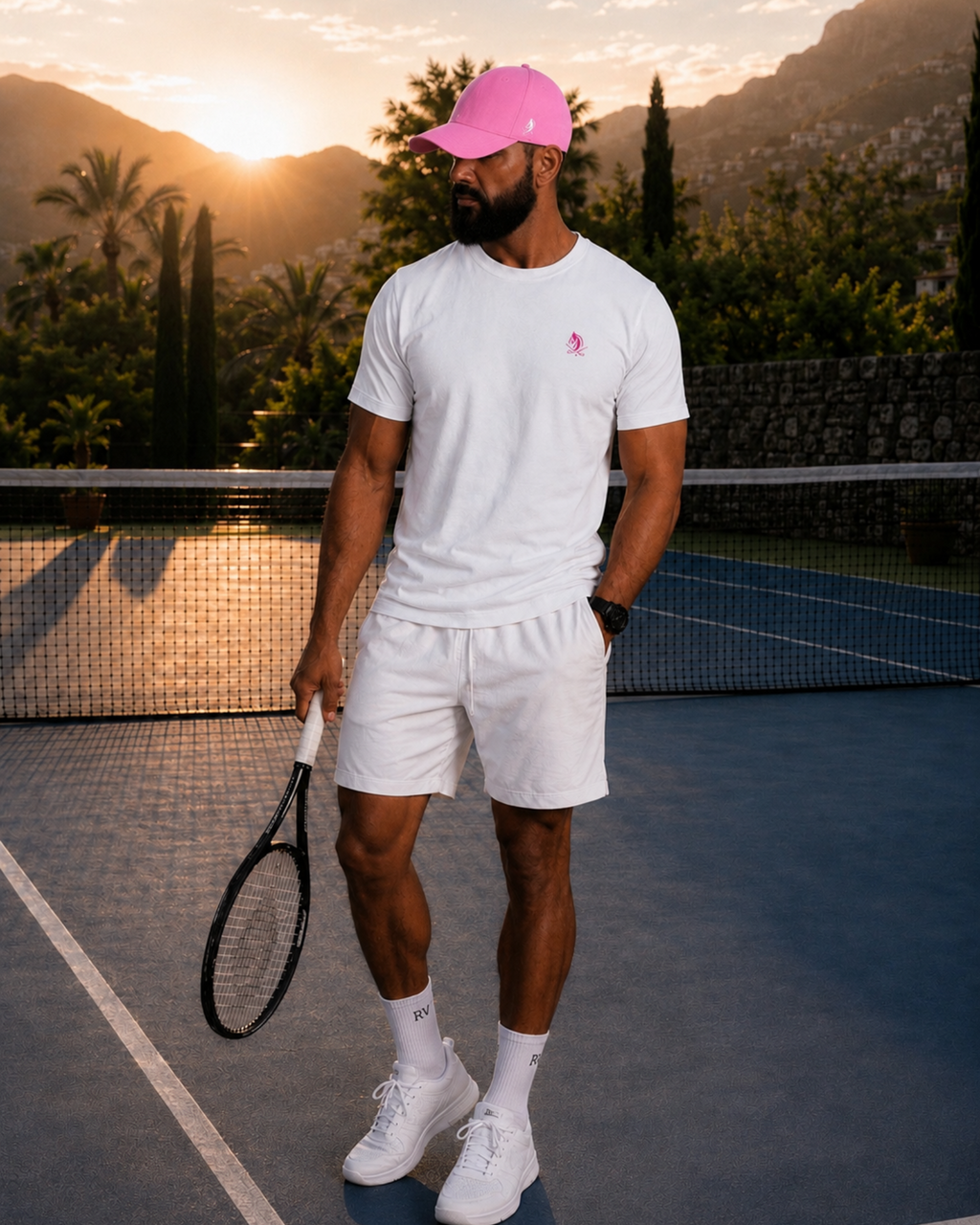 PROOVOC Club - T-Shirt White / Pink Logo