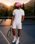 PROOVOC Club - T-Shirt White / Pink Logo