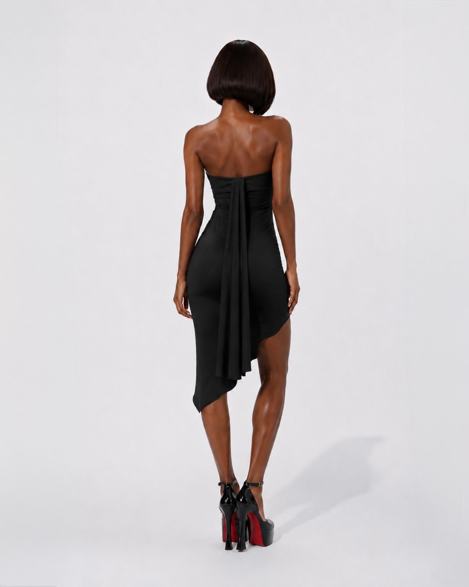 PROOVOC Liquid Dress - Black Spandex