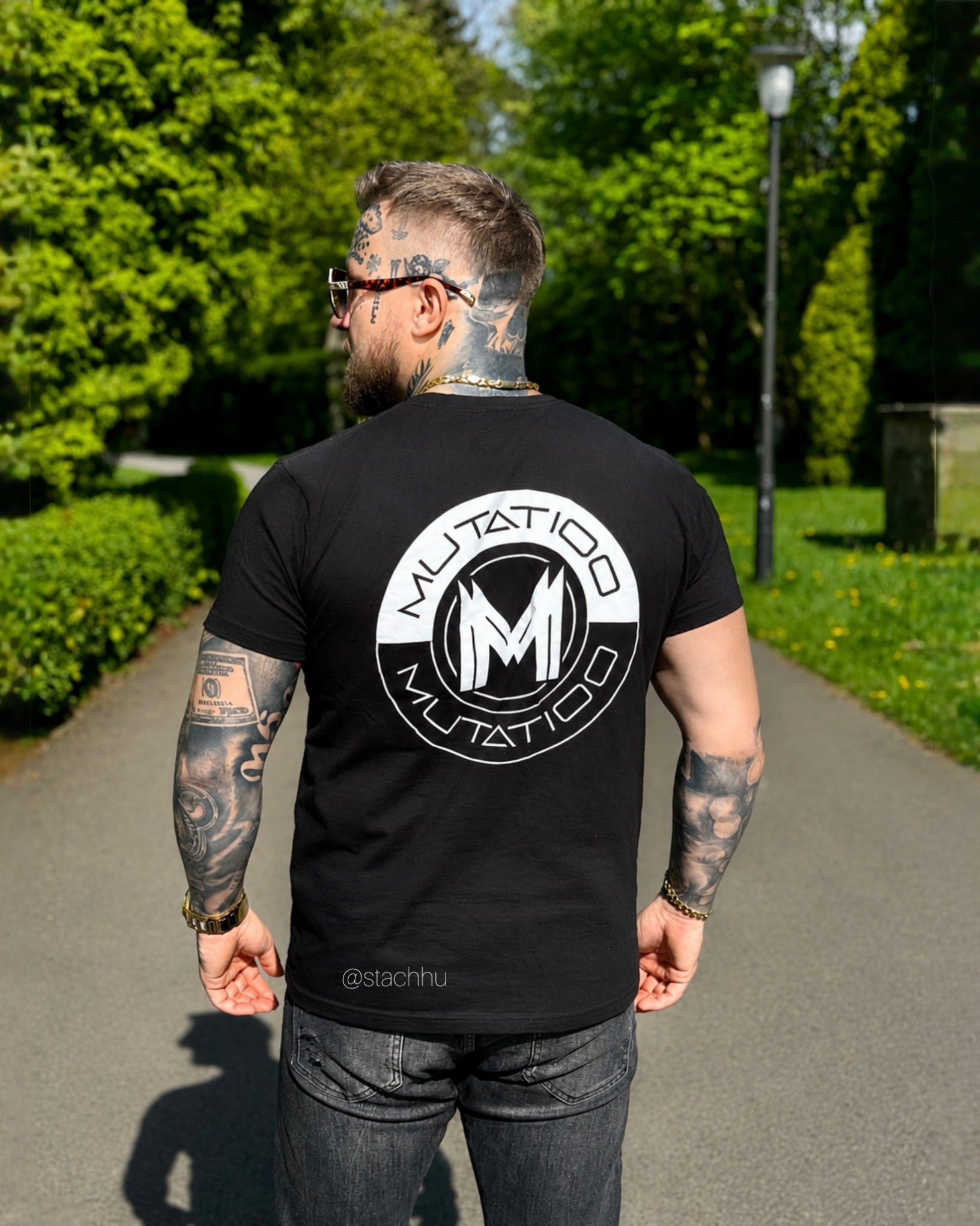 MUTATIOO — Become The Change Black Men’s Cotton T-Shirt