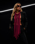 PROOVOC Atelier Couture Necklace Spandex - Black / Pink
