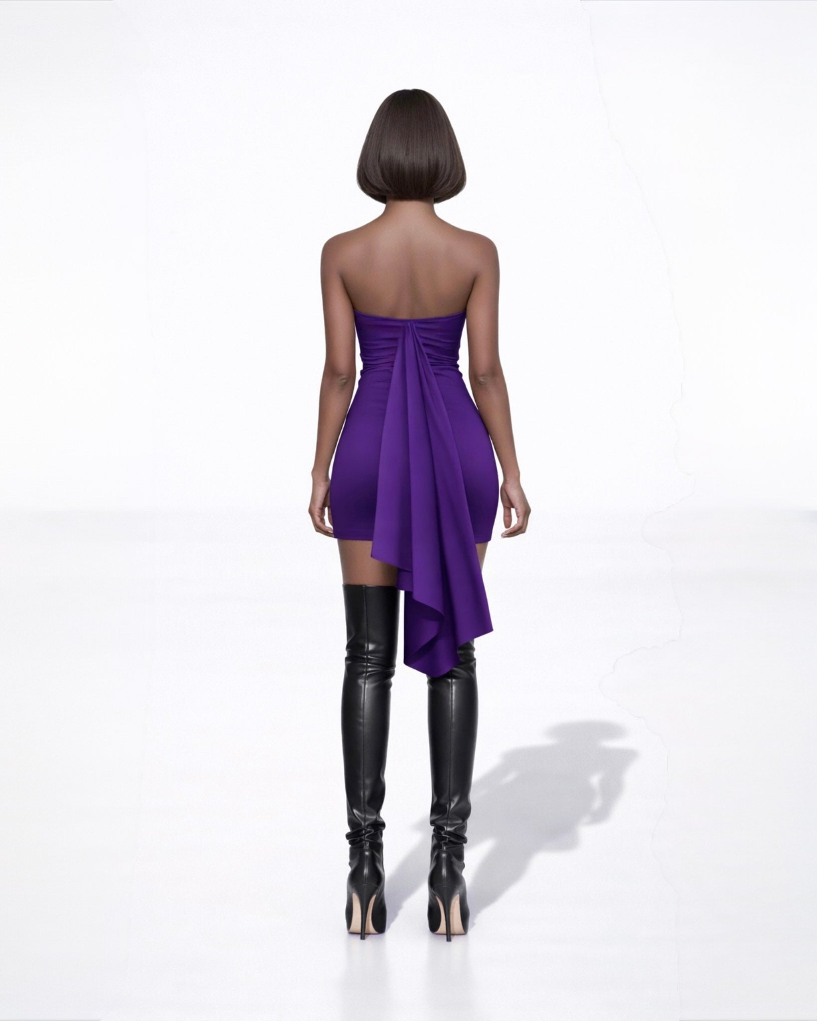 PROOVOC Bandeau Dress - Violet Dress